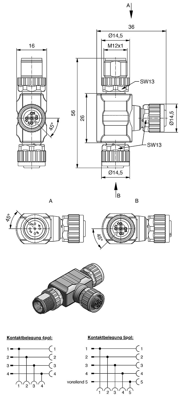 Z CTA216701 Drehgeber Kabeldose