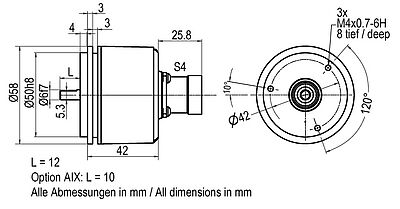 Z Drehgeber WDGI58A S4 en