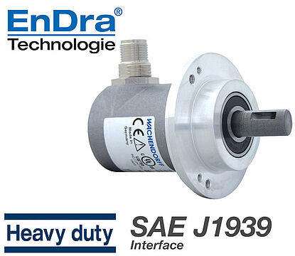 Drehgeber encoder WDGA58D heavy duty SAE J1939
