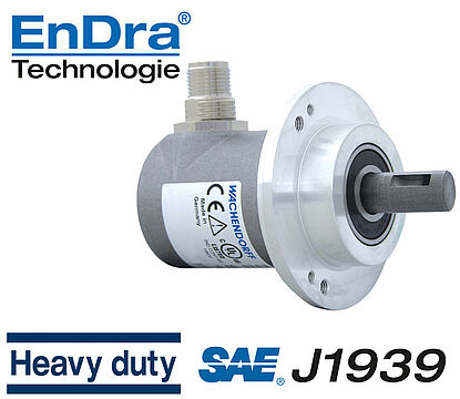 Drehgeber encoder WDGA58D heavy duty SAE J1939