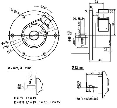 Z Drehgeber WDGI115T S5-de