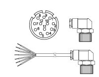 KDA1267SSI Drehgeber Kabeldose